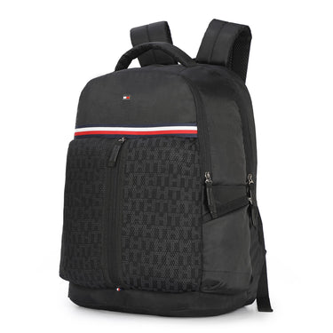 Tommy Hilfiger Dante Unisex Polyester Laptop Backpack Black