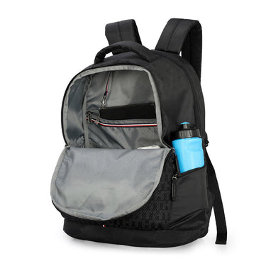 Tommy Hilfiger Dante Unisex Polyester Laptop Backpack Black