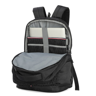 Tommy Hilfiger Dante Unisex Polyester Laptop Backpack Black