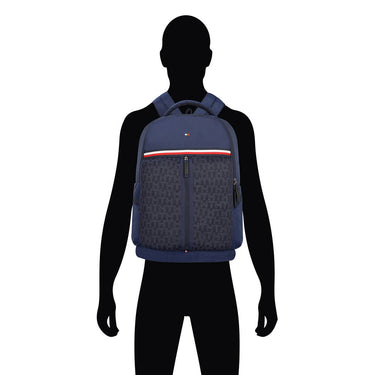 Tommy Hilfiger Dante Unisex Polyester Laptop Backpack Navy