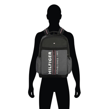 Tommy Hilfiger Kyler Laptop Backpack Black & Gray