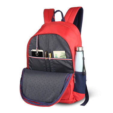 Tommy Hilfiger Haiden Unisex Polyester Laptop Backpack Red