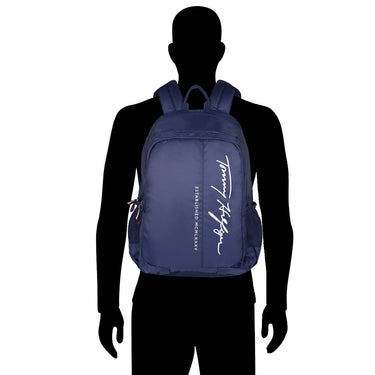 Tommy Hilfiger Haiden Unisex Polyester Laptop Backpack Navy