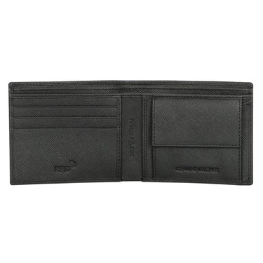 The Vertical Maestro Men Leather Global Coin Wallet Black