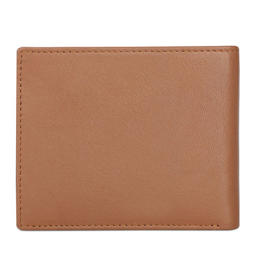 The Vertical Magnum Men Leather Global Coin Wallet Tan