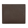 The Vertical Milenia Men Leather Global Coin Wallet Brown