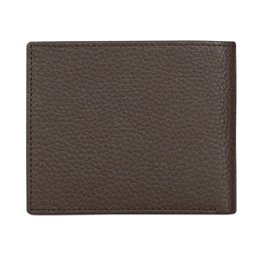 The Vertical Milenia Men Leather Global Coin Wallet Brown