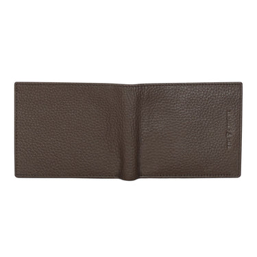 The Vertical Milenia Men Leather Global Coin Wallet Brown