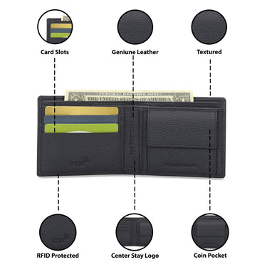 The Vertical Milenia Men Leather Global Coin Wallet Navy