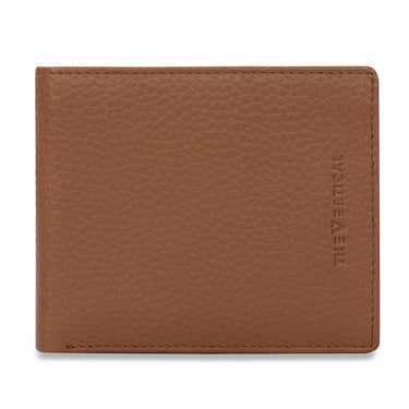 The Vertical Milenia Men Leather Global Coin Wallet Tan
