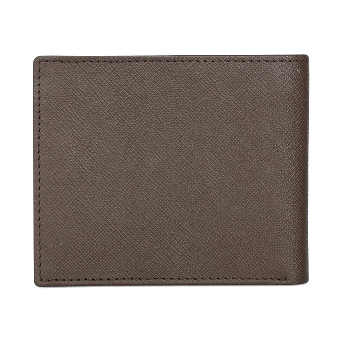 The Vertical Maestro Men Leather Global Coin Wallet Brown
