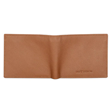 The Vertical Maestro Men Leather Global Coin Wallet Tan