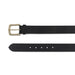 The Vertical Rue Mens Leather Belt Navy
