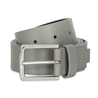  Vertical belt Bianka Mens Leather Belt Gray
