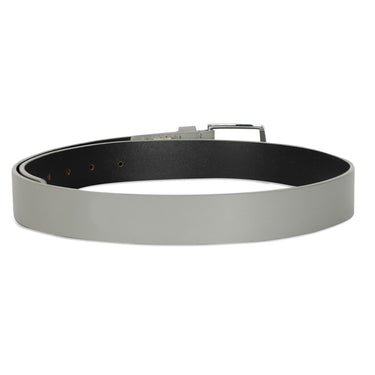  Vertical belt Bianka Mens Leather Belt Gray
