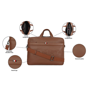 Tommy Hilfiger Galveston Business Case tan