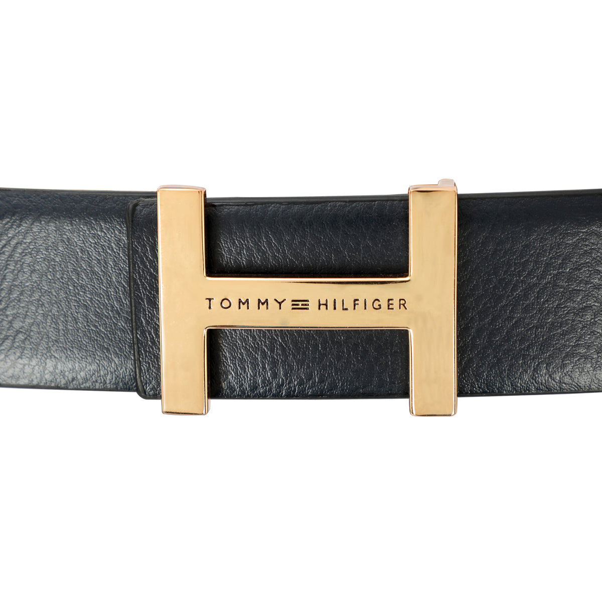 Tommy Hilfiger Ridgemont Mens Leather Reversible Belt navy