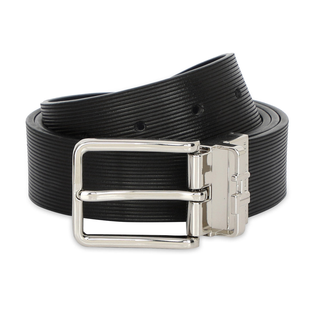 Tommy Hilfiger Morley Men Leather Reversible Belt black