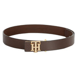 Tommy Hilfiger Annette Men's Leather Belt-Brown