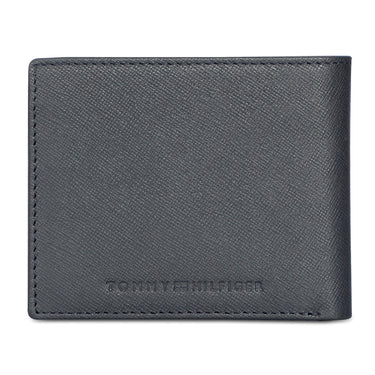 Tommy Hilfiger Michelin Mens Leather Slimfold Wallet Navy
