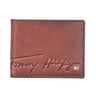 Tommy Hilfiger Michelin Men Leather Global Coin Wallet Wine