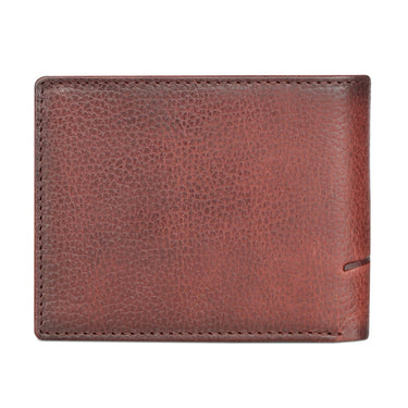 Tommy Hilfiger Michelin Men Leather Global Coin Wallet Wine