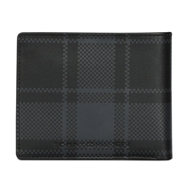 Tommy Hilfiger Stallion Mens Leather Global Coin Wallet Black