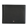 Tommy Hilfiger Ather Men Leather Passcase Wallet Black
