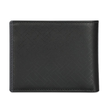 Tommy Hilfiger Ather Men Leather Passcase Wallet Black