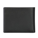 Tommy Hilfiger Ather Men Leather Passcase Wallet Black