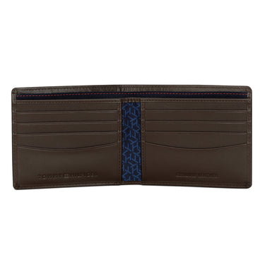 Tommy Hilfiger Arke Mens Leather Slimfold Wallet brown