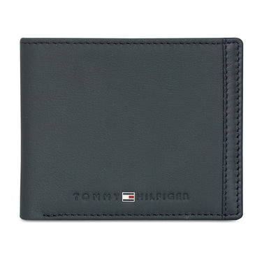 Tommy Hilfiger Matteo Mens Leather Global Coin Wallet Navy