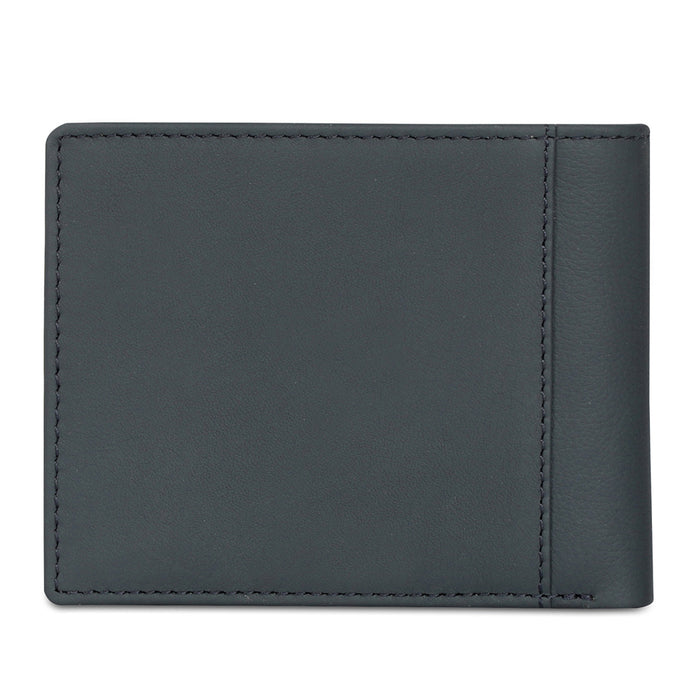 Tommy Hilfiger Matteo Mens Leather Global Coin Wallet Navy