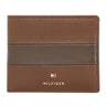 Tommy Hilfiger Niccolo Mens Leather Passcase Wallet Brown