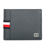 Tommy Hilfiger Alonzo Men Leather Passcase Wallet navy