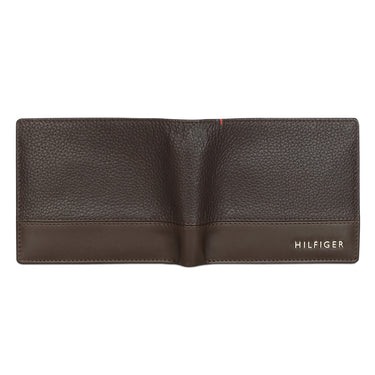 Tommy Hilfiger Aurelio Mens Leather Multicard Coin Wallet Brown