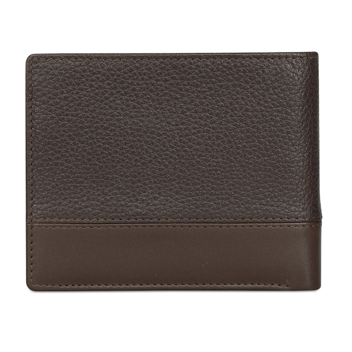 Tommy Hilfiger Aurelio Mens Leather Global Coin Wallet Brown