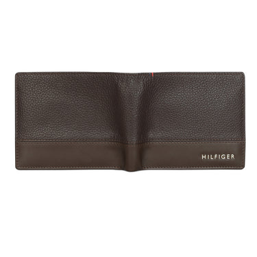 Tommy Hilfiger Aurelio Mens Leather Global Coin Wallet Brown