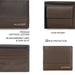 Tommy Hilfiger Aurelio Mens Leather Global Coin Wallet Brown