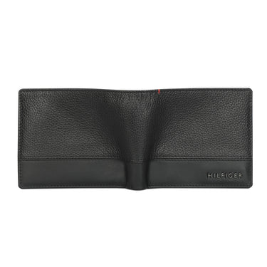 Tommy Hilfiger Aurelio Mens Leather Passcase Wallet Black