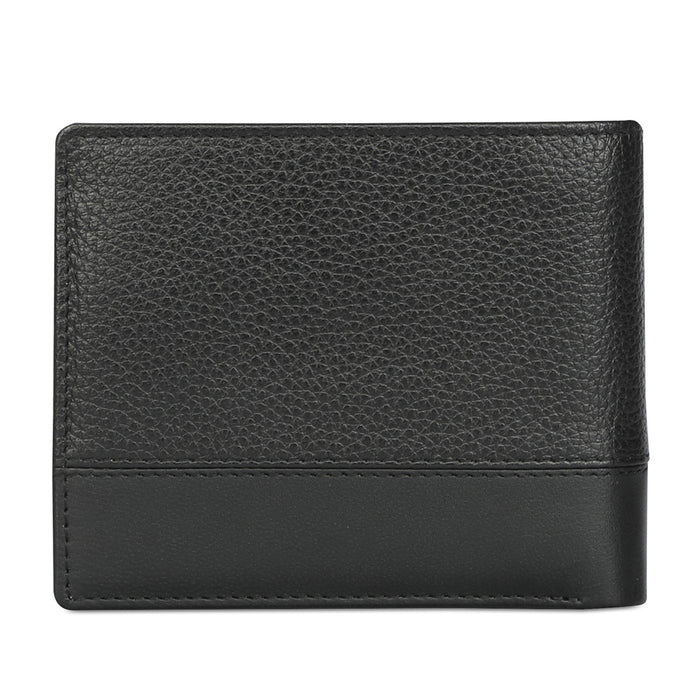 Tommy Hilfiger Aurelio Mens Leather Global Coin Wallet Black