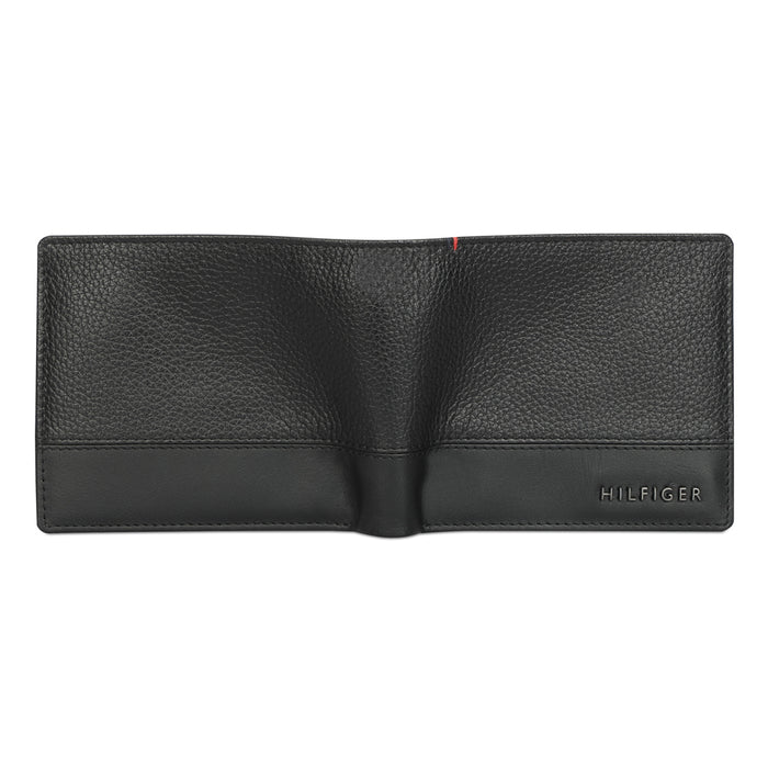 Tommy Hilfiger Aurelio Mens Leather Global Coin Wallet Black