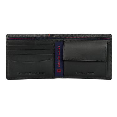 Tommy Hilfiger Aurelio Mens Leather Global Coin Wallet Black