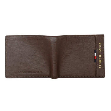 Tommy Hilfiger Carmine Men Leather Global Coin Wallet Brown
