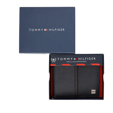 Tommy Hilfiger Renato Mens Leather Global Coin Wallet navy