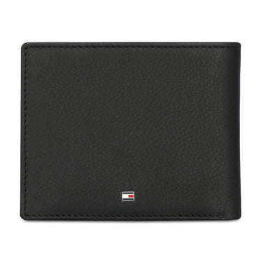 Tommy Hilfiger Rocco Mens Leather Passcase Wallet Black