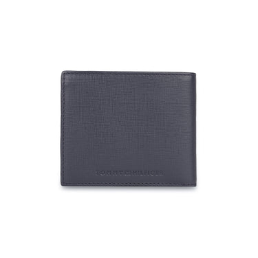 Tommy Hilfiger Vincen Mens Leather Global Coin Wallet Navy