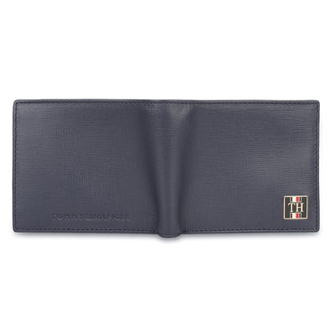 Tommy Hilfiger Vincen Mens Leather Global Coin Wallet Navy