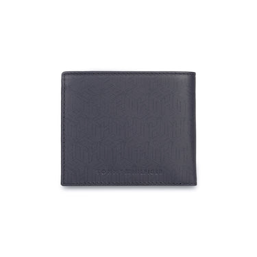 Tommy Hilfiger Stefano Mens Leather Global Coin Wallet Navy