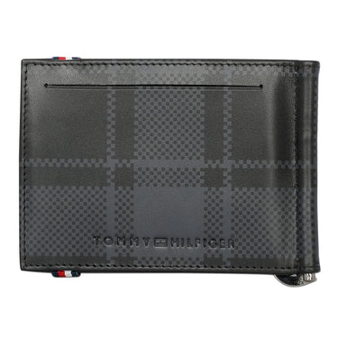 Tommy Hilfiger Weimar Mens Leather Money Clip Black